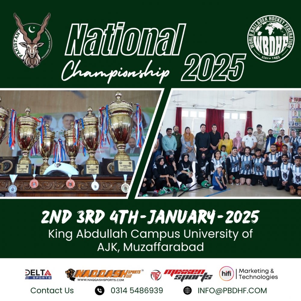 National Championship 2025 in Pakistan | WBDHF