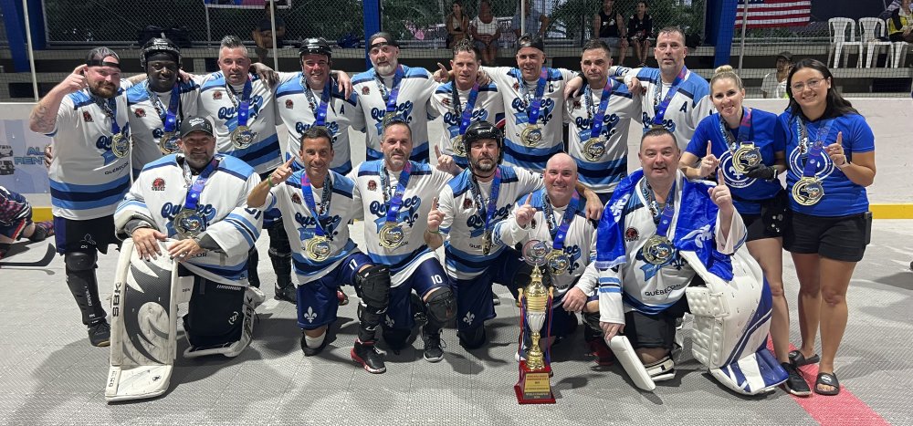 Québec (M45) is the 4vs4 world champion 2024 | WBDHF